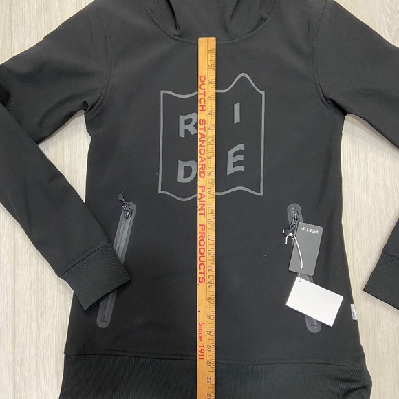 Ride Snowboard Warp Softshell Black Sweatshirt Mens Small - Picture 7 of 12